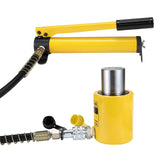 Garvee 20T Mini Hydraulic Cylinder Jack Porta Power Ram, Cp-180 Hydraulic Hand Pump, Single Acting, Lifting Cylinders, Machinery Shipbuilding - Yellow