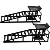 Garvee Car Truck Service Ramps, Heavy Duty Truck Vehicle Lift Ramps, 2 Pack 12000LBS Load Capatity Portable Car Ramps for Oil Changes,Car Lifts for Home Garage,Vehicle Auto Garage Repair (Black) - Black