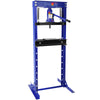 Garvee 12-Ton Hydraulic Shop Press with Press Plates, H-Frame Garage Benchtop Press with Adjustable Working Table, Red