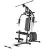 Garvee Gym Machine System with 100LBS Weight Stack, Multifunctional Home Gym, Full Body Workout Station, Carbon Steel Frame, Chrome Plating, PU Pulley System