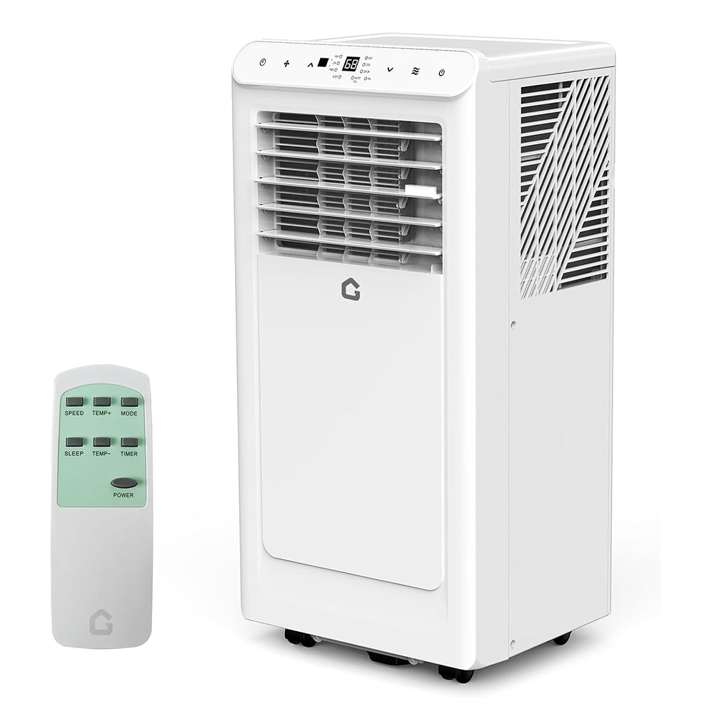 Climatiseur portable Garvee 8000 BTU avec télécommande pour pièces jusqu'à 450 pi². Blanc, certifié Energy Star
