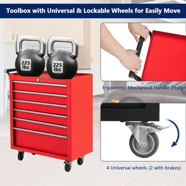 Precision caster wheels with locking brakes for stable mobility
