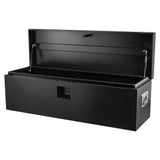 Garvee Truck Bed Tool Box Heavy Duty Steel Toolbox with Hydraulic-Assisted Lid Universal Mount for Pickup Truck Bed RV Trailer Black - Black