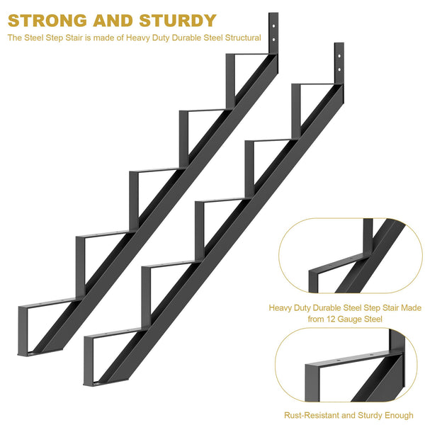 Rust-resistant powder-coated steel finish
