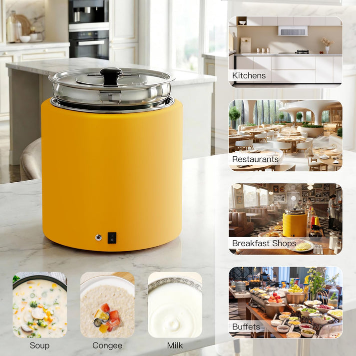 Portable and versatile Garvee soup warmer for any event