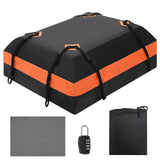 Garvee Car Rooftop Cargo Carrier Waterproof Bag, 15 Cubic Feet, Extra Durable Roof Rack Cargo Bag with Waterproof Zipper, 8 Reinforced Straps, 4 Door Hooks and Luggage Lock - Bag