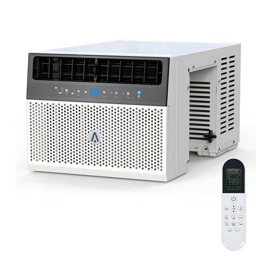 Climatiseur de fenêtre avec chauffage Garvee 6000 BTU, design en U, pour maison, bureau, dortoir, blanc, ultra silencieux, économe en énergie