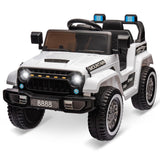 Garvee Ride - P Series: 12V Kids Ride-On Truck For Age 3+, Remote Control, LED, Music, 3 Speeds - White - White