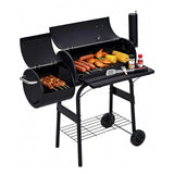 Garvee Charcoal Grills with Offset Smoker, Outdoor BBQ Grill Combo for Camping Picnic Patio Backyard, 358 sq.in, Black