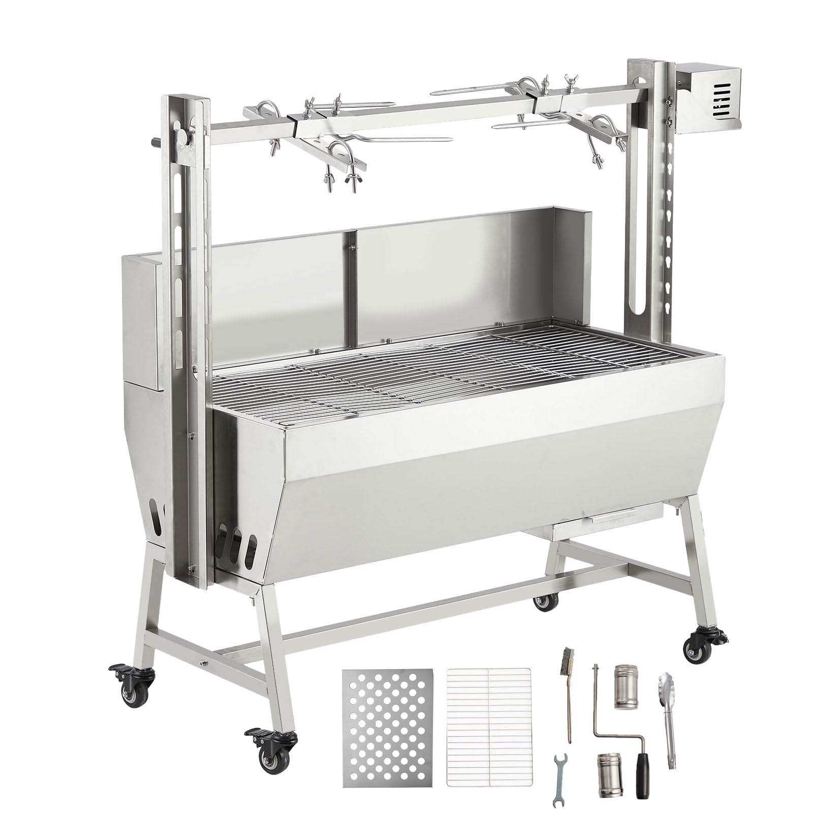 Garvee 37in rotisserie grill full set with accessories