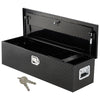 Garvee 30 Inch Aluminum Truck Tool Box, Truck Bed Storage Box with Security Lock and Wider Handles, Heavy Duty Waterproof Tool Box Organizer Chest for Pick Up Truck Rv Trailer - Black