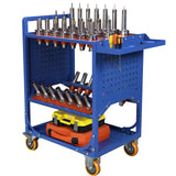 Garvee High Standard Tool Holder CNC Milling Machine Center Collet Chuck Pull Stud Handle Shank Storage Rack Cnc Tool Cart, Customizable, Mobile, Durable