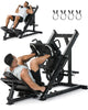 Garvee Leg Press Hack Squat Machine 2 in 1 Combo for Home Gym, Solid Steel, Adjustable Angles, Black