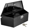 Garvee 39Inch Trailer Tongue Boxes,Heavy Duty Aluminum Trailer Tool Box With Lock and Keys,Diamond Plate Storage Box,Waterproof Trailer Box for Pick Up Truck Bed,RV Trailer,Black
