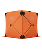 Garvee 3-4 Person Portable Ice Fishing Tent Orange - Instant Pop-Up Ice Shack with Heavy-Duty Weatherproof Design, Spacious Interior, Easy Setup