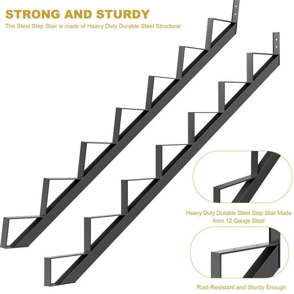 Rust-resistant powder-coated steel finish