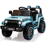 Garvee Ride - P Series: 12V Kids Ride-On Truck For Age 3+, Remote Control, LED, Music, 3 Speeds - Blue - Blue