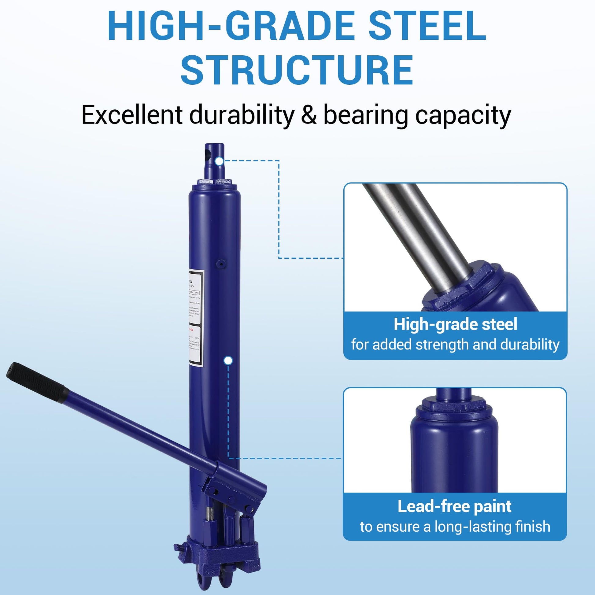 High-grade steel structure hydraulic ram jack
