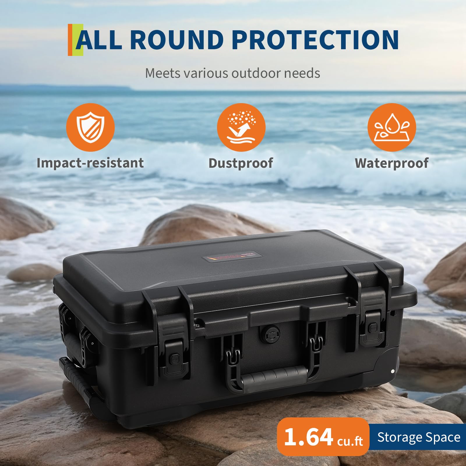 Mallette de protection Garvee avec protection étanche et anti-poussière intégrale