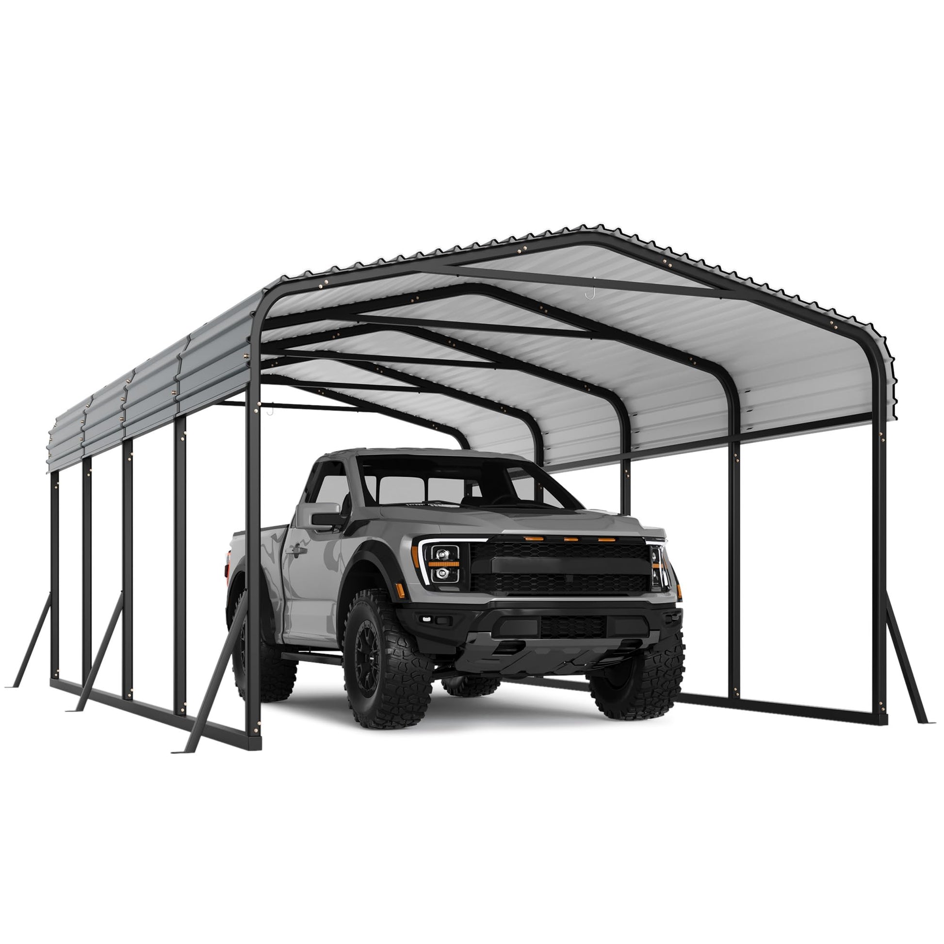 12x20 metal carport for cars and trucks