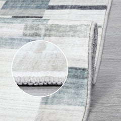 Garvee Modern Geometric Washable Area Rug Non-Slip Ultra-Thin Soft Accent Carpet for Living Room Bedroom Dining Room Office Nursery Multiple Sizes