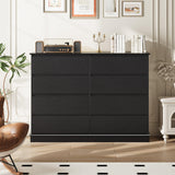 Garvee Tall Dresser with 6 Drawers,Vertical Bedside End Table & Chest for Bedroom,Black Storage Tower Dorm Nightstand with Fabric Drawer Organizer Unit Furniture In Living Room,Closet,Hallyway - White