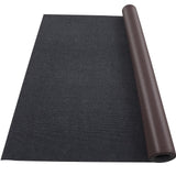 Garvee 6FT*13.1FT Boat Marine Carpet, Black Marine Carpet, Indoor/Outdoor Rug, TPR Non-Slip, Waterproof, for Patio Deck, Outdoor Use, Camping - Black