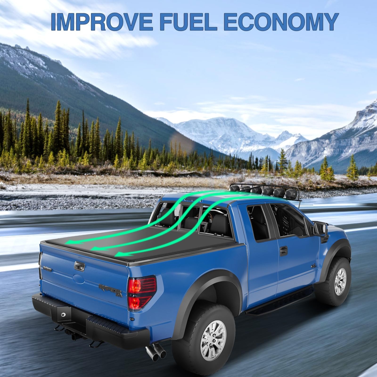 Sleek tonneau cover design helps save on gas