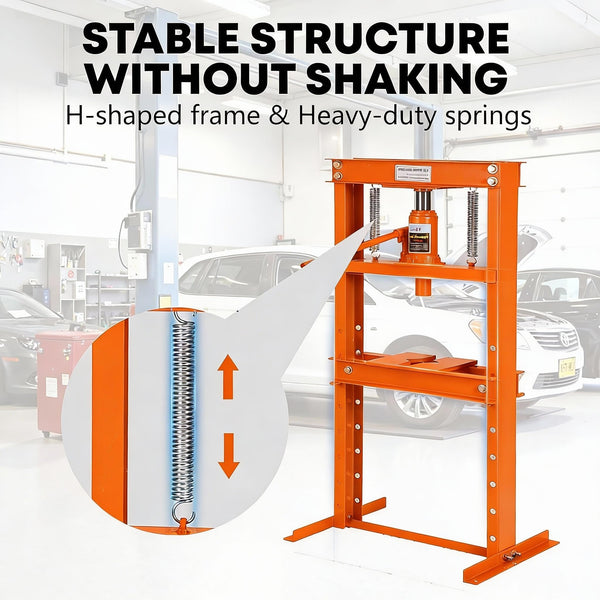 Durable H-Frame Construction with carbon steel structure
