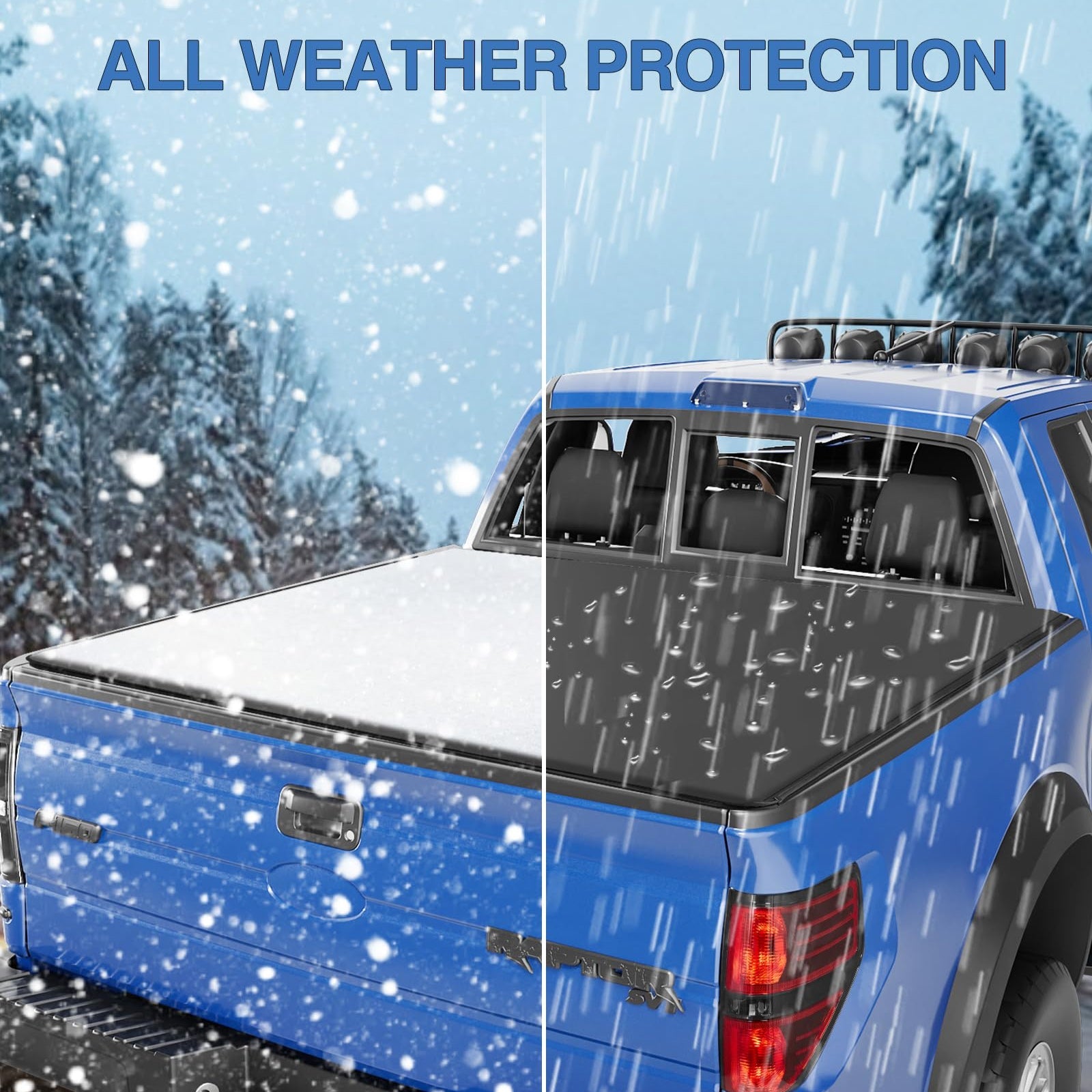 All-weather protection for truck bed cargo