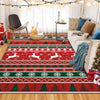 Garvee Christmas Area Rug 5x7 Washable Rug Xmas Snowflake Holiday Decor Indoor Throw Rug Decorative Living Room Soft Low Pile Carpet Non Slip Bedroom Dining Room Office Nursery Bathroom