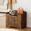 Garvee Storage Chest, 24.8" Toy Chest for Boys Girls, Kids Wood Large Toy Box, Storage Bench with Safety Hinge, Storage Trunk for Entryway, Living Room, Bedroom, Playroom, Rustic Brown