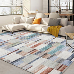 Garvee 9x12 Area Rugs Soft Washable Modern Geometric Rug Stain Resistant Non-Slip Multi Color