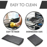 Garvee Sliding Kitchen Appliance Tray - Multifunctional Storage Rack with Elastic Mat for Coffee Makers, Blenders, Food Processors, Toasters - Durable, Space-Saving Design