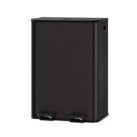 Garvee Dual Trash Can, 60 Liter (2x30L)/80 Liter (2x40L) Stainless Steel Step Trash Can, Rectangular Garbage Bin with Inner Buckets, Suit for Kitchen Office Home Use