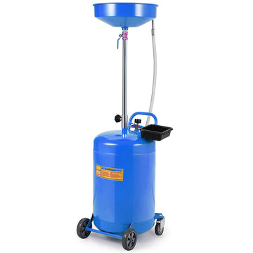 Vidange d'huile usagée Garvee, réservoir portable, fonctionnant à l'air comprimé, avec entonnoir réglable en hauteur de 38 à 65 pouces