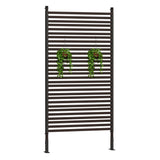 Garvee 72" H×36" W Metal Privacy Screen - Heavy-Duty, Rust-Resistant, Weatherproof, Decorative Fence Panel, Freestanding, Patio Use