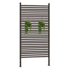 Garvee 72" H×36" W Metal Privacy Screen - Heavy-Duty, Rust-Resistant, Weatherproof, Decorative Fence Panel, Freestanding, Patio Use