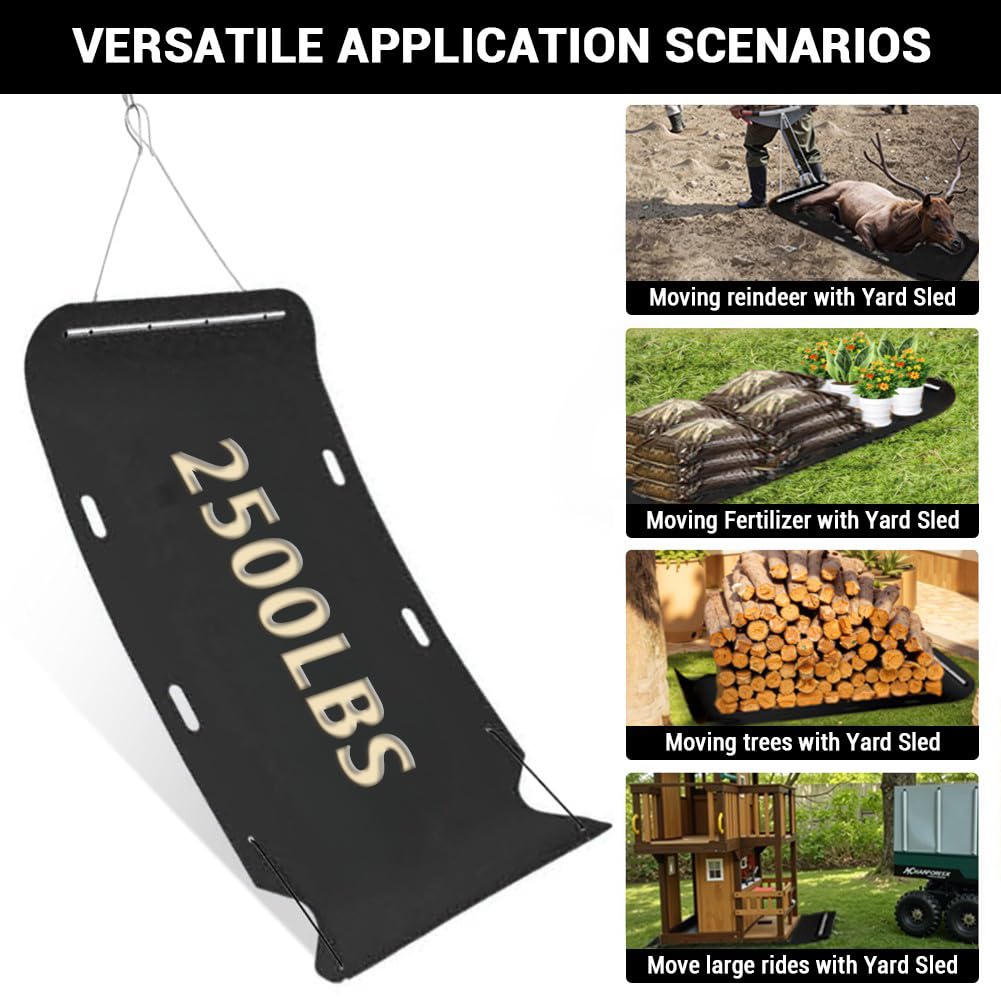 Versatile yard drag sled application scenarios