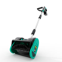 Garvee 12" Cordless Battery Powered Snow Blower - 20V Lightweight with Ergonomic Handle, Detachable Design for Steps and Decks