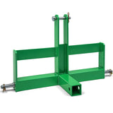 Garvee 3 Point Trailer Hitch 2" Receiver aCategory 1 Tractor Quick-Change Heavy-Duty Stainless Steel with Suitcase Weight Bracket for Farming & Hauling - Green