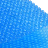 GARVEE Rectangular Pool Solar Cover, 16 ft x 24 ft - 300 Microns Heat-Retaining LDPE, Durable and UV-Resistant, Fits In-Ground and Above-Ground Pools - Blue
