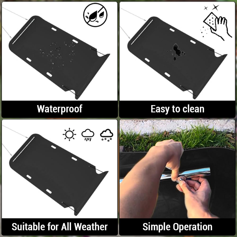 Waterproof and easy to clean HDPE yard drag sled