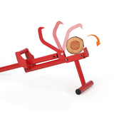 Garvee 3-IN-1 Logging Tools- Cant Hook,Log Hauler,and Timberjack, Firewood Harvesting Hand Tools,Log Lifter,Log Tongs,Red