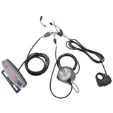 Garvee Ebike Headlight and Tail Light Sets 24-48V Front Rear Warning Lights Kit for Electric Bike Scooter with Switch
