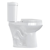Garvee ADA Compliant Commercial Toilet, 21" Two-Piece Elongated, Comfort Height, Dual Top Push Button Flush, Water-Efficient 1.28 GPF, Soft-Close Seat, Easy Clean, Quick Install, CUPC Certified, 2469 Two-piece toilet, double flush with top push - 2469 Two-Piece Toilet, Double Flush With Top Push