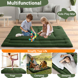 Garvee Futon Mattress Full Size Foldable Tatami Mattress For Adults Japanese Style Floor Bed 3-Inch Thick Army Green - Army Green