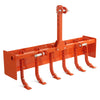 Garvee 55" Box Blade for Tractor, Box Scraper for Tractor 3 Point Hitch, Box Blade Suitable for CAT-0 & CAT-1 Tractors