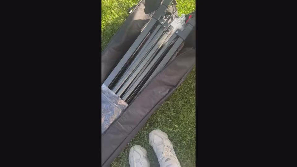 Garvee 10' X 10' Commercial Pop-Up Canopy Tent - Heavy-Duty 210D Oxford Fabric, UV50+ & Waterproof, 3 Removable Sidewalls, Sandbags Included, Khaki