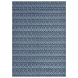 Garvee Washable Modern Boho Area Rug - Low Pile, Non-Slip, Soft & mark Resistant Carpet - Geometric Braided Print for Living Room, Bedroom, Nursery - Gray Blue Tone, 5x7ft, USA - Brown Tone